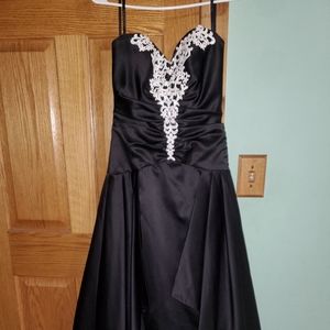 Masquerade black formal dress
